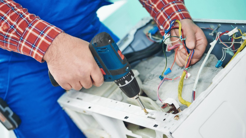 Dilovası Goodman Goodman çamaşır makinesi kart tamiri – Su almama arızası orijinal parça ile giderildi. - Teknik servis örneği